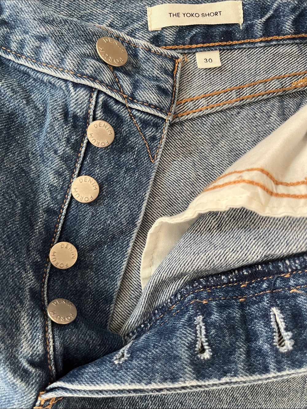 Aritzia  Denim Forum The Yoko High Rise Jean Short - Picture 10 of 10